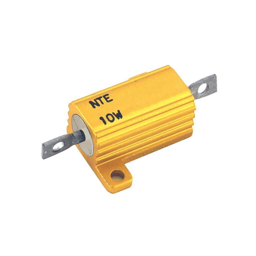 NTE Electronics 10WMD50 10W 0.5 OHM RESISTOR 1% WW,AL HSG