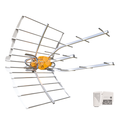Refurbished Televes 148981, ELLIPSE HDTV Antenna, UHF, W/Pre-Amplifier, LTE Filter