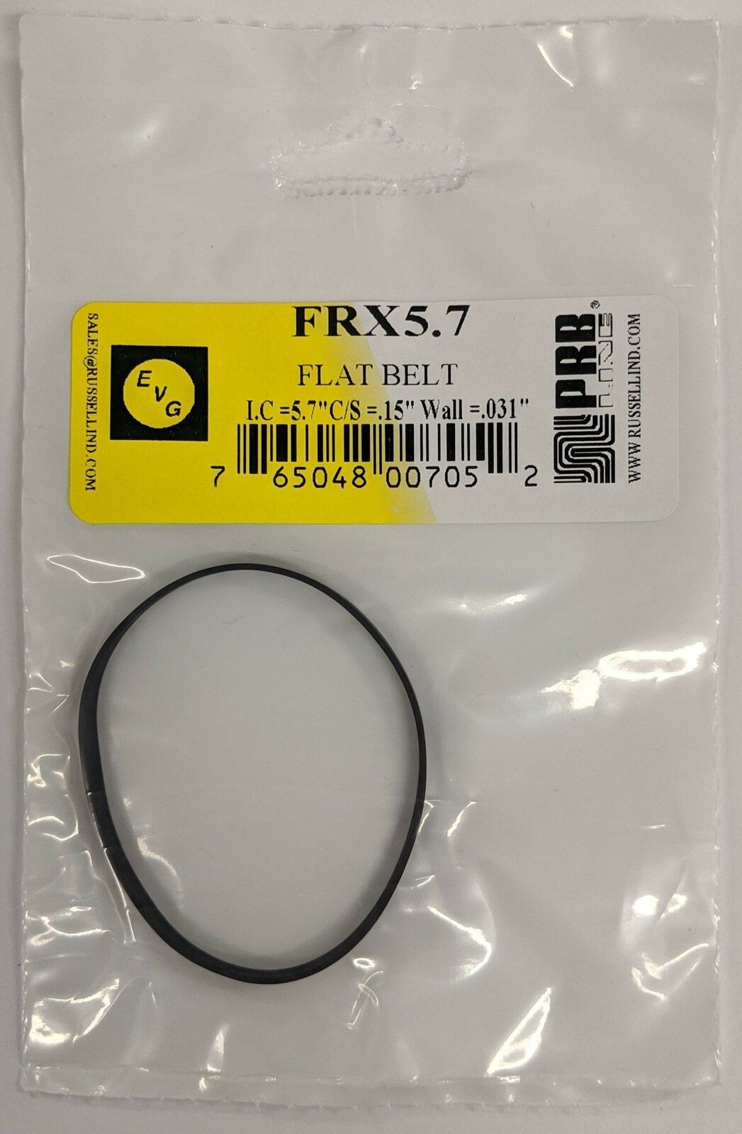 PRB FRX5.7 BELT 5.700 x 0.150 x 0.031