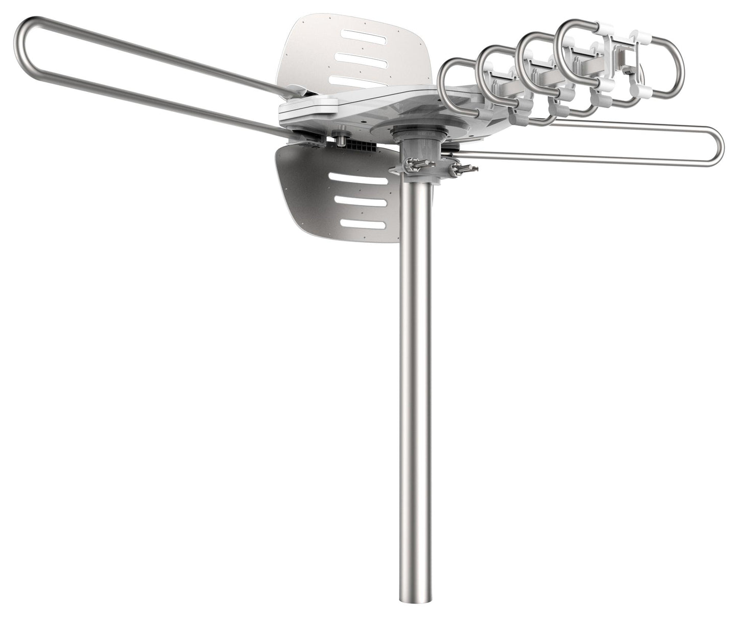 HTA 2605 VHF / UHF Outdoor Antenna with built-in Rotor & Remote
