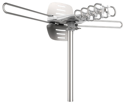 HTA 2605 VHF / UHF Outdoor Antenna with built-in Rotor & Remote