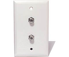 Pico Macom TruSpec ATX WP-81DWH DUAL WALL PLATE W/SPLICE, WHITE