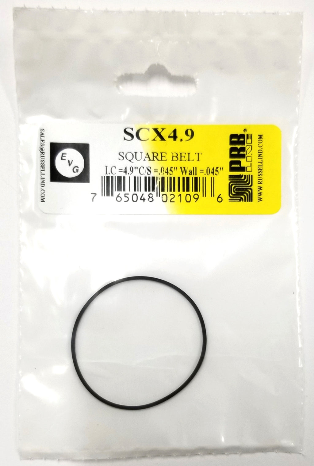 PRB SCX4.9 BELT 4.900 x 0.045 x 0.045