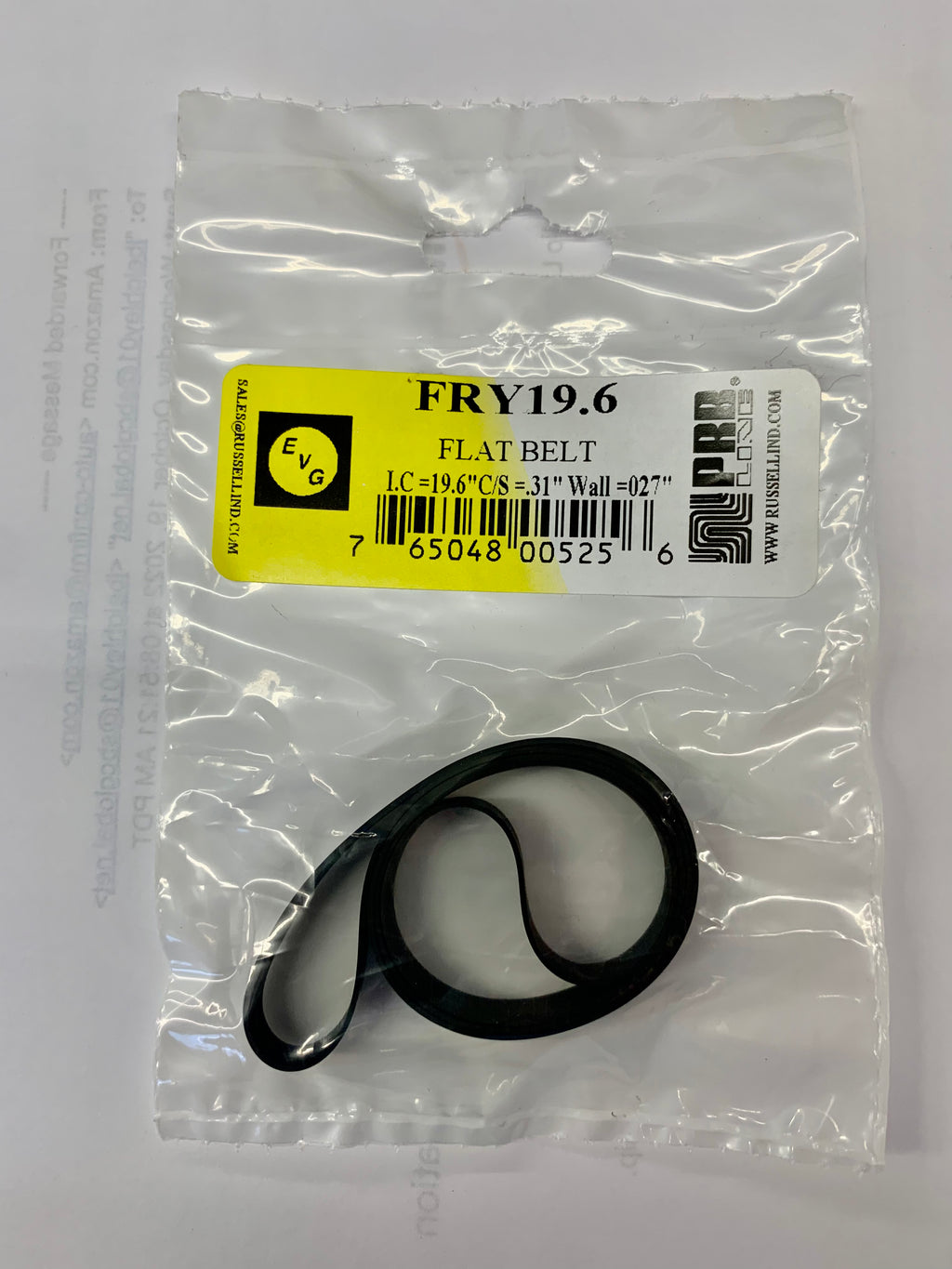 PRB FRY19.6 BELT 19.600 x 0.310 x 0.027