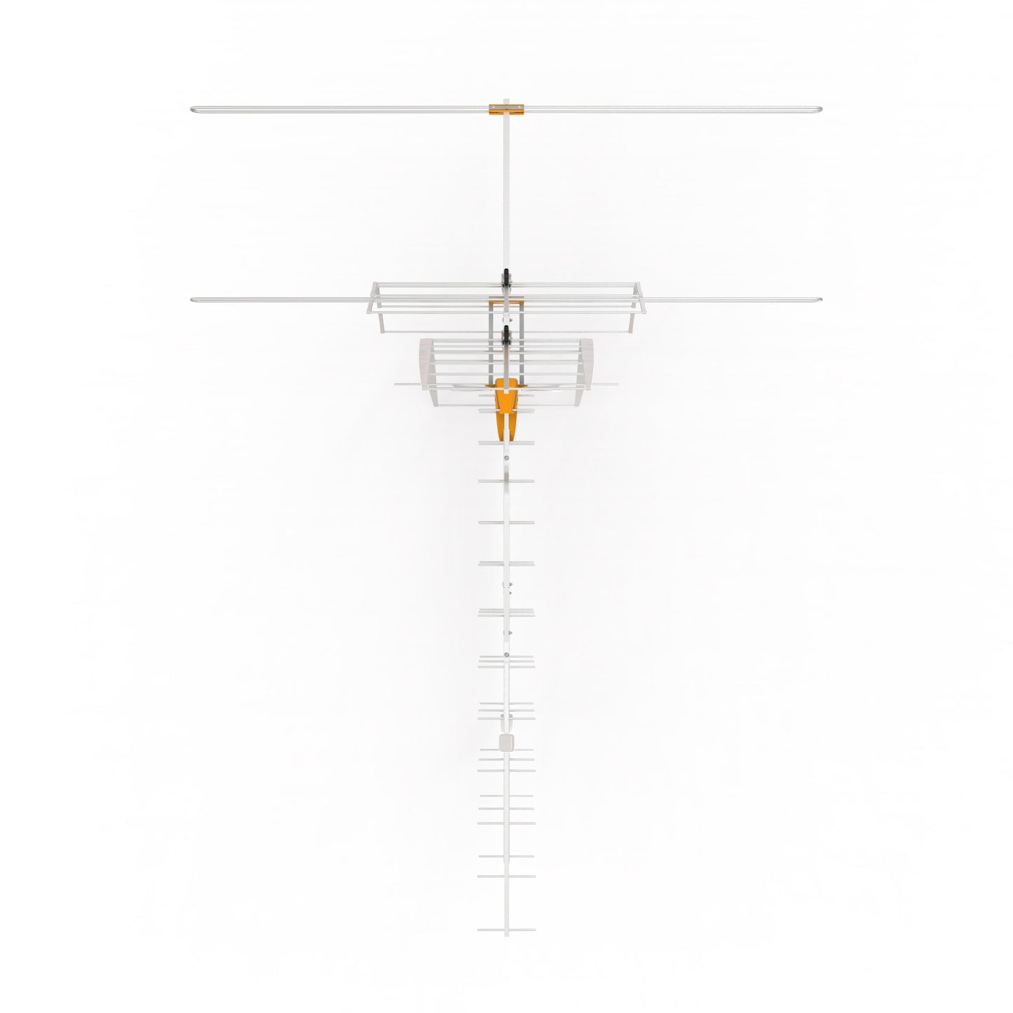 Televes 148383, DAT BOSS MIX LR antenna W/Preamp, Long Range, Low-VHF/High-VHF/UHF Repack ready, Replaces 148381