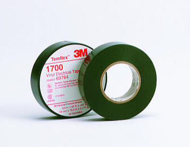 3M 1700 - 1" x 66 ft, Black Vinyl Electrical Tape, 1" x 66 ft