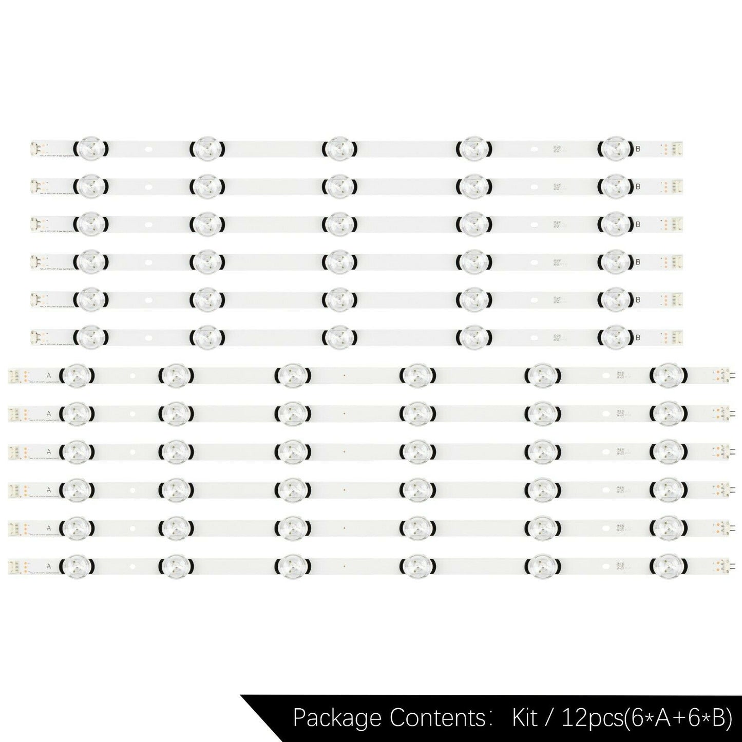 LED AGF78401801-R, 60" LED BACKLIGHT STRIPS, 12 STRIPS