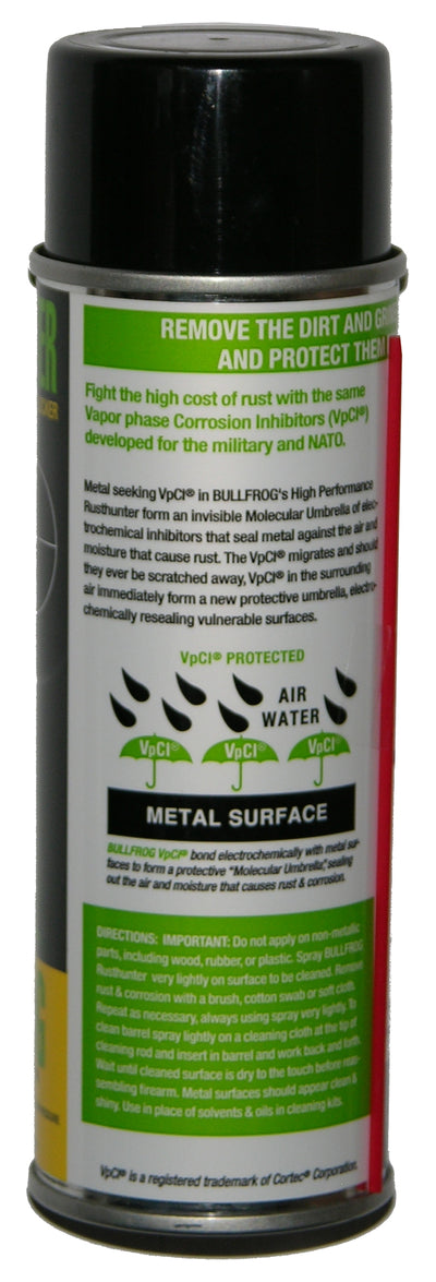BullFrog 92382 Rust Hunter Firearm Cleaner & Rust Blocker Cleans & Protects Guns