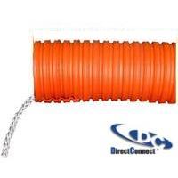 DCPC100-H250 DirectConnect™, 1" Conduit, 250', w/Pull String. Orange HDPE, for Low Voltage Wire