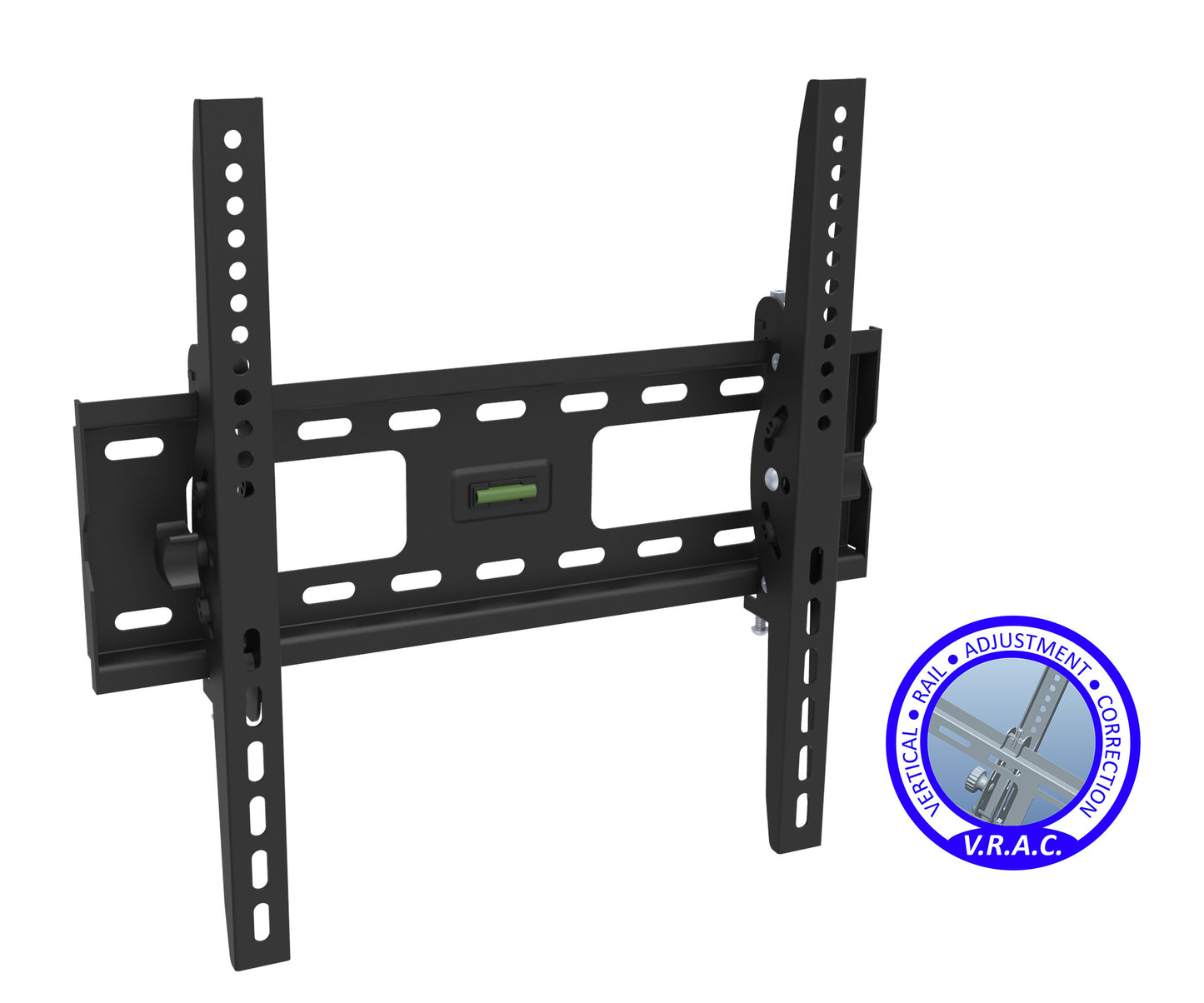 DCT3255V-RAC DirectConnect™ Flat LCD/PDP Tilting Wall Mount 10° FOR 32"-55" Black 400X400 VESA With Vertical Rail Arm Correction Level Included 165LBS MAX 2.48" Profile NU