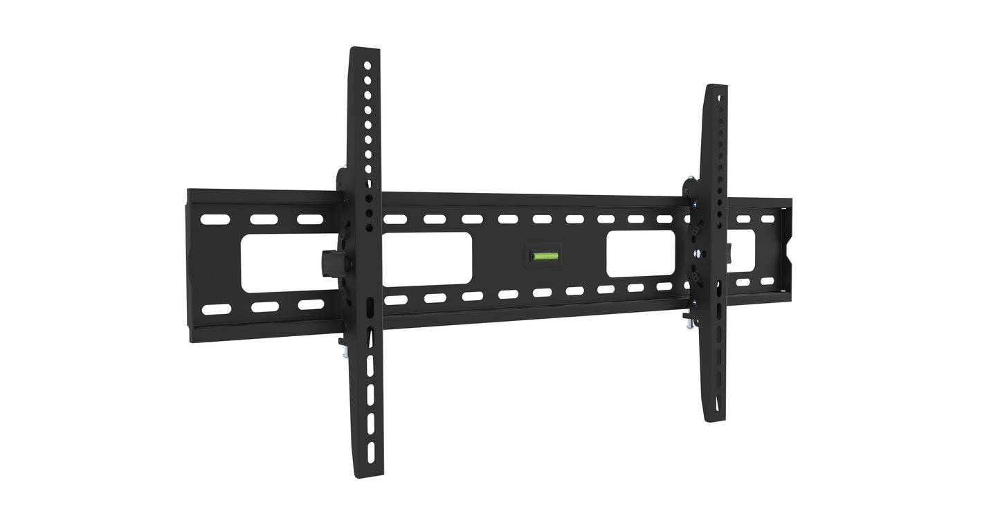 DCT3780V-RAC DirectConnect™ Flat LCD/PDP Tilting Wall Mount 10° For 37"-80" Black 800X400 VESA Level Included 132 lbs MAX 2.48" Profile MAX NU With Vertical Rail Adjustment Correction