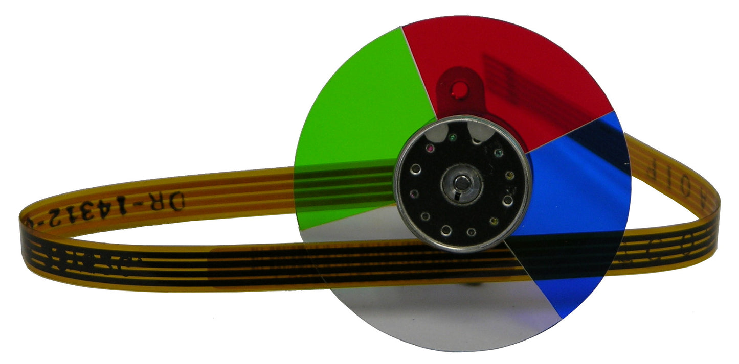 Mitsubishi Original Replacement Color Wheel 499P044010, used in LVP-SD205R, LVP-XD110R, LVP-XD205R, EDP-XD205R