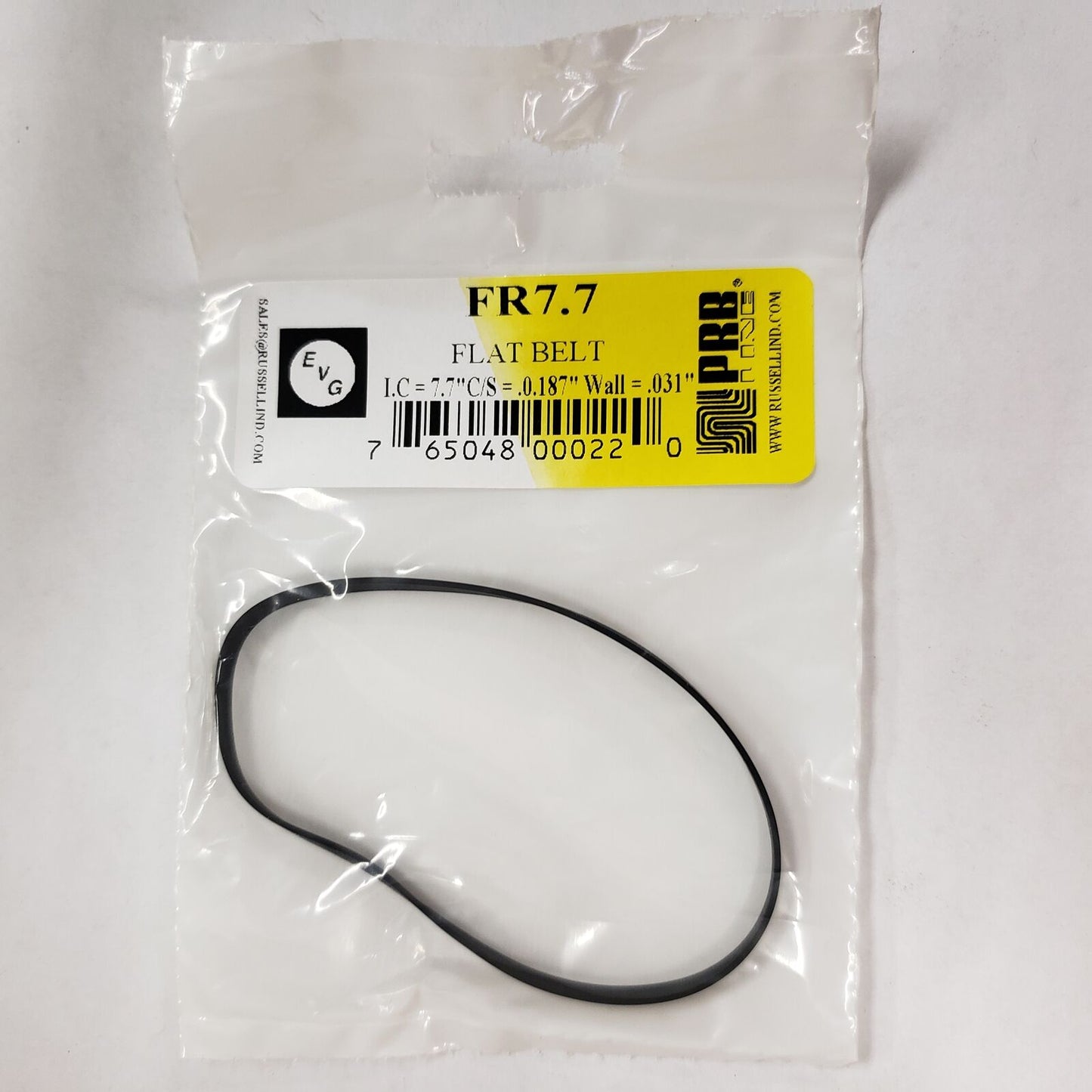 PRB FR7.7 BELT 7.700 x 0.187 x 0.031