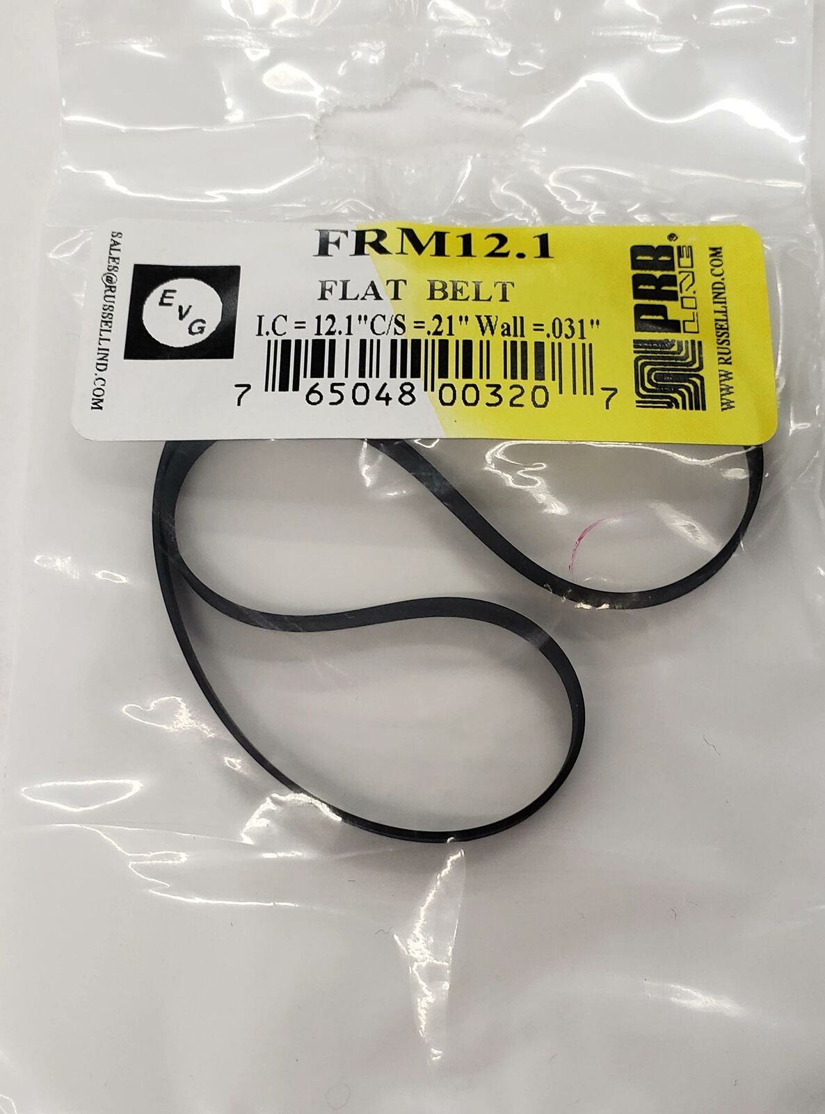 PRB FRM12.1 BELT 12.100 x 0.210 x 0.031