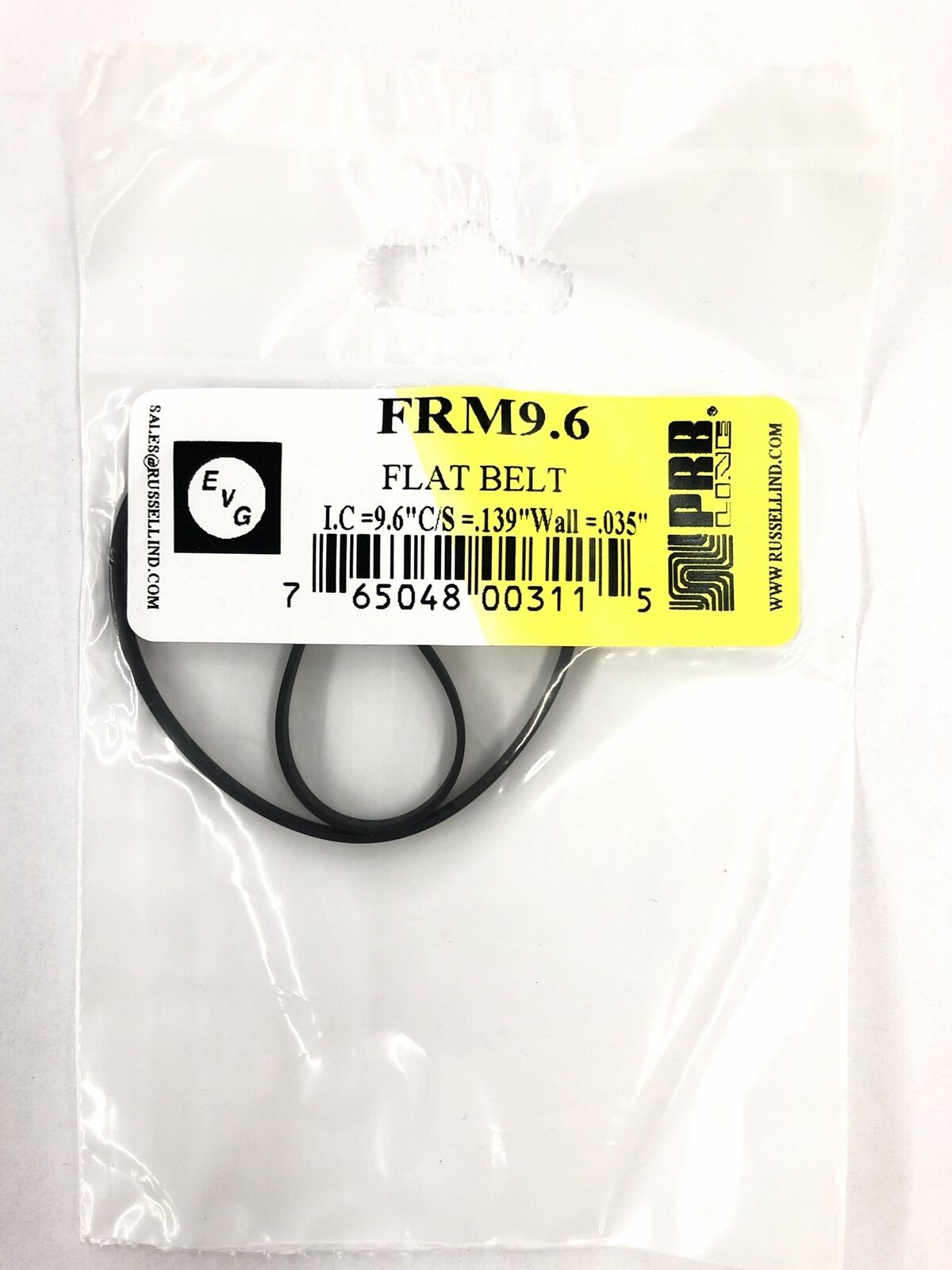 PRB FRW9.6 BELT 9.600 x 0.200 x 0.020