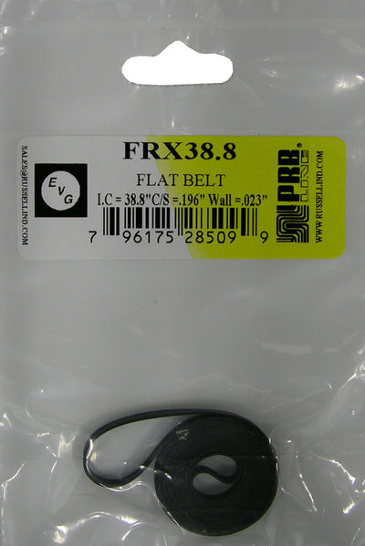 PRB FRX38.8, turntable belt, flat rubber, 38.8"X.196"X.020"