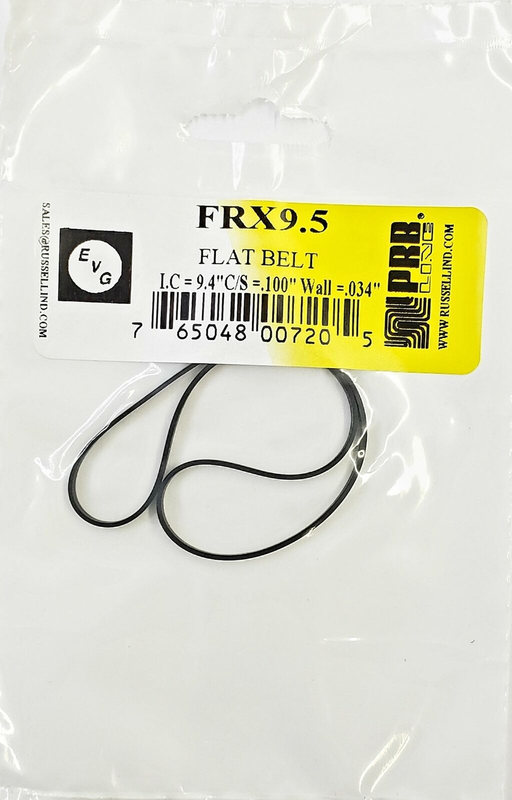 PRB FRX9.5 BELT 9.500 x 0.100 x 0.034