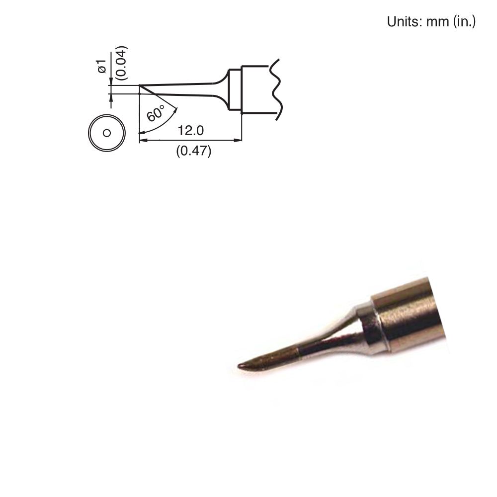 Hakko T15-C1 Solder Tip (Subs T7-C1) FX951 FM-206 FM-204 FM-203 FM-202 FP101