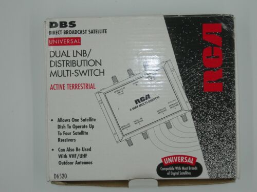 TCE / RCA D6520 UNIVERSAL DUAL LNB/DISTRIBUTION MULTI-SWITCH