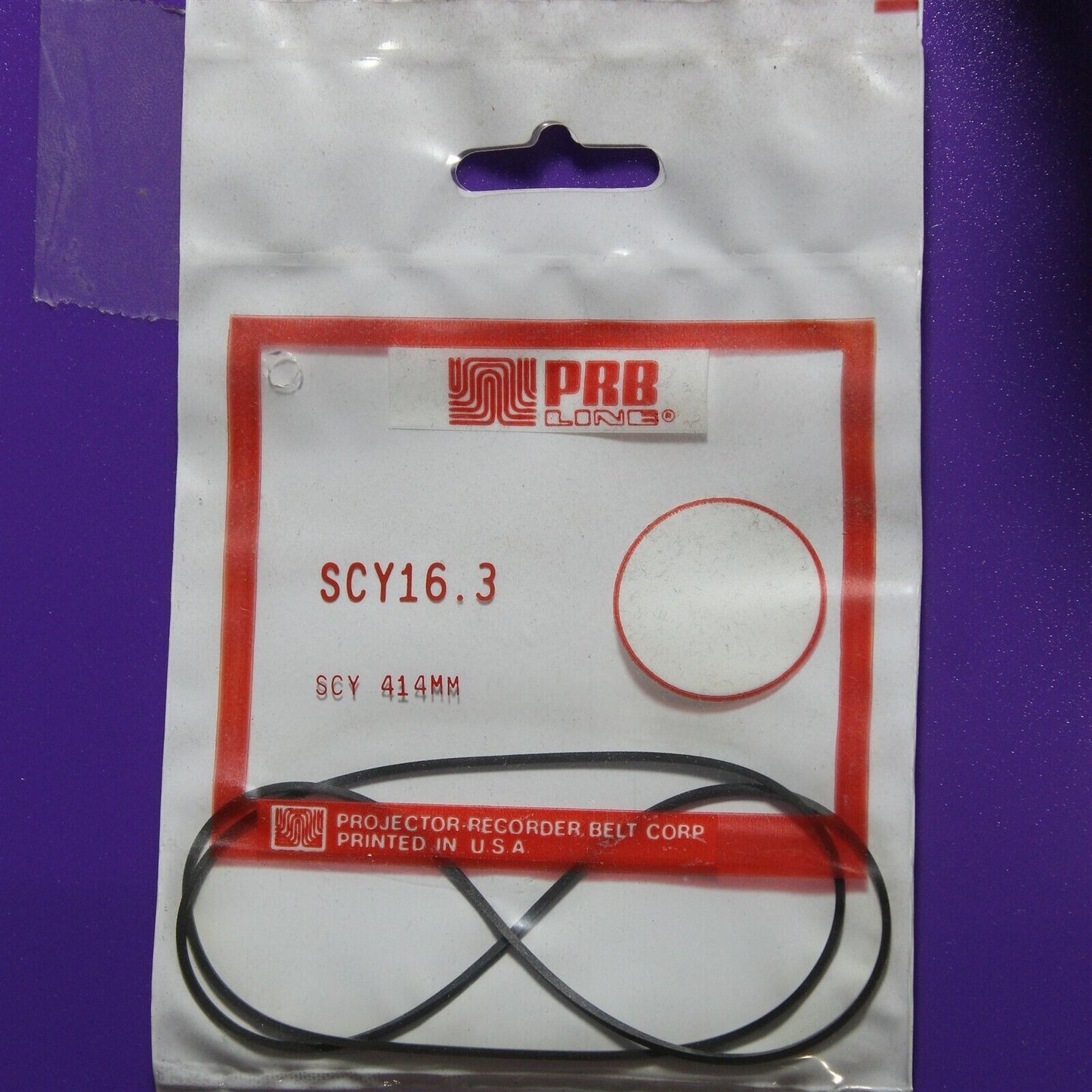 PRB SCY16.3 BELT 16.300 x 0.040 x 0.040
