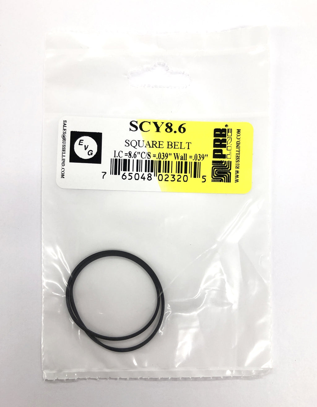 PRB SCY8.6 BELT 8.600 x 0.039 x 0.039