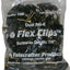 Telecrafter D7BK, Flex Clips for dual RG-6 or RG-59 Coax cable, 7/8" screw, 100/pack