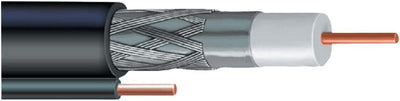 Vextra V66GW, RG-6 coax, CCS, w/ ground wire, 1000' reel