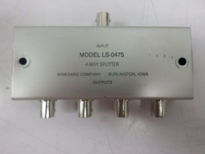 Winegard LS-0475 4-way splitter, BNC conn.