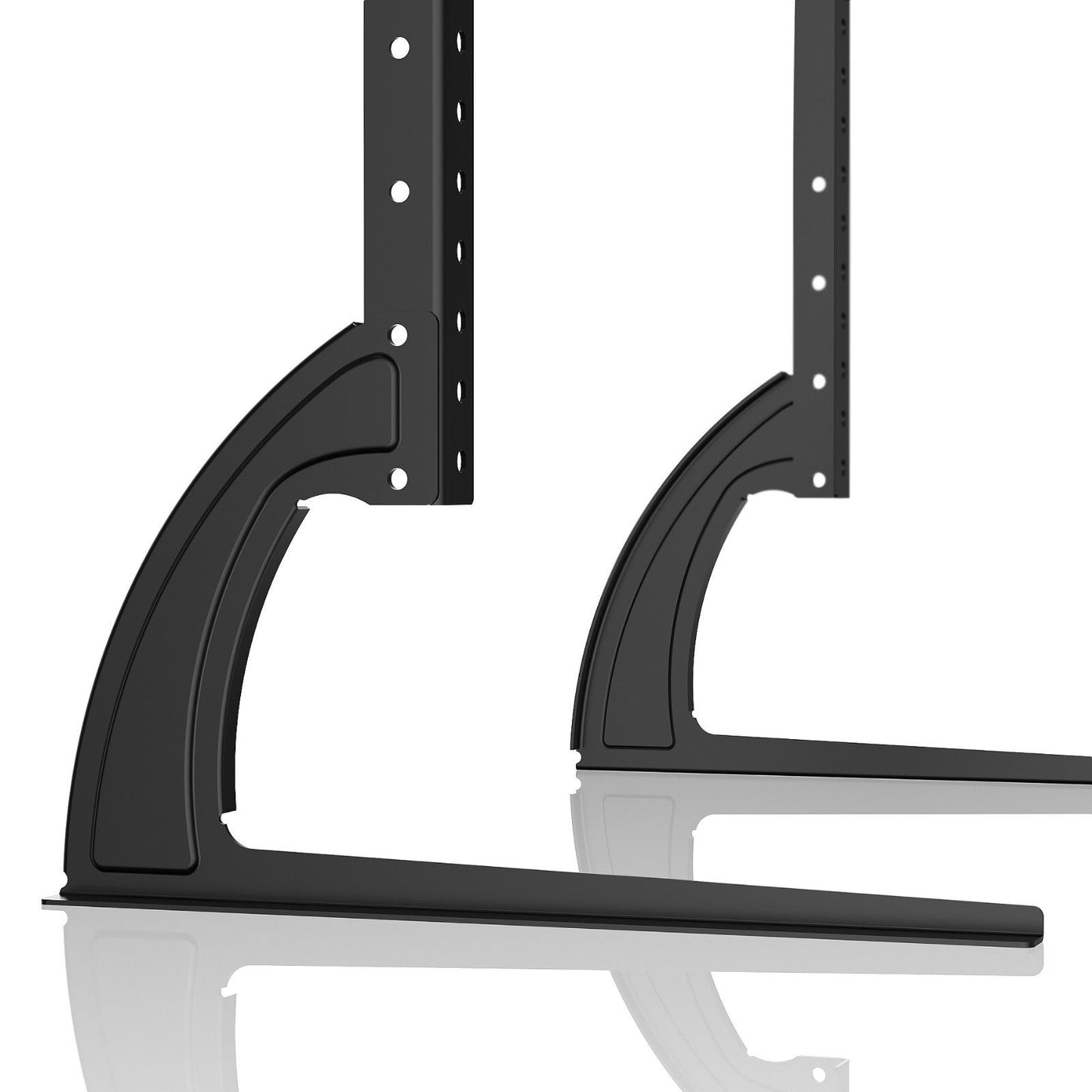 HTA307 Home Theater Acccessories Universal Table Top TV Stand Legs for Most 27"- 46" LED/LCD Flat Panel TV, Height Adjustable