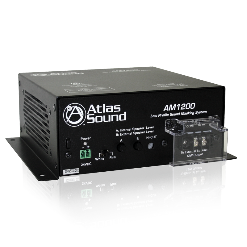 AM1200 Low Profile Sound Masking System UL2043 with Built In Speakers