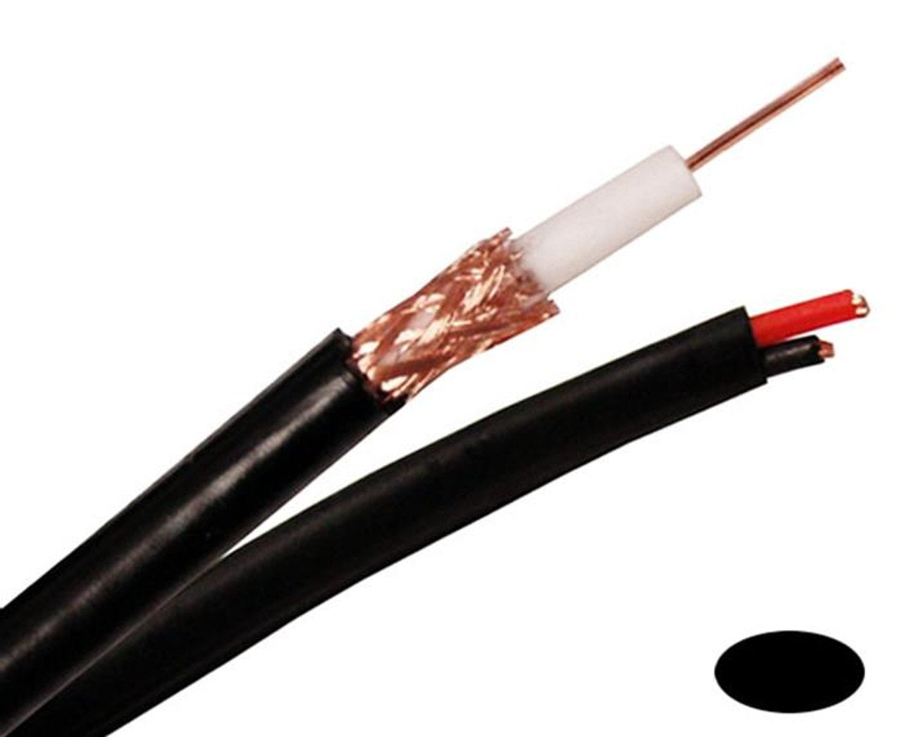 Wavenet RG59 w/18-2 Siamese cable Copper braid and copper clad steel 20 gauge center 500 ft feeder box