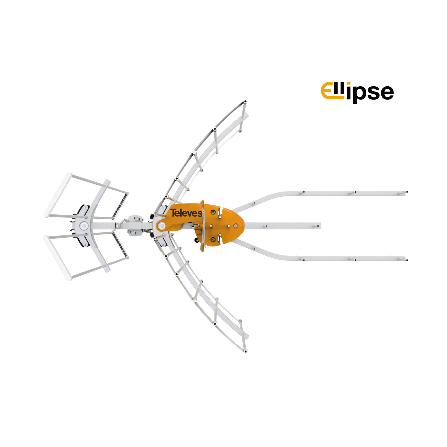 Televes 148883, ELLIPSE MIX HDTV antenna, Repack Ready! Channels 7-36, High-VHF/UHF, LTE/5G Filter, Improved Replacement for 148881