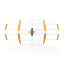 Refurbished Televes 149321, V Zenit Mix HDTV Antenna, Hi-VHF/UHF, 42 Inch Boom Length with LTE Filtering