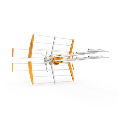 Refurbished Televes 149321, V Zenit Mix HDTV Antenna, Hi-VHF/UHF, 42 Inch Boom Length with LTE Filtering