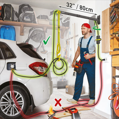 Barkan EV80WM 32” / 80cm Protective EV Charging Cable Wall Arm For EV Charging Stations