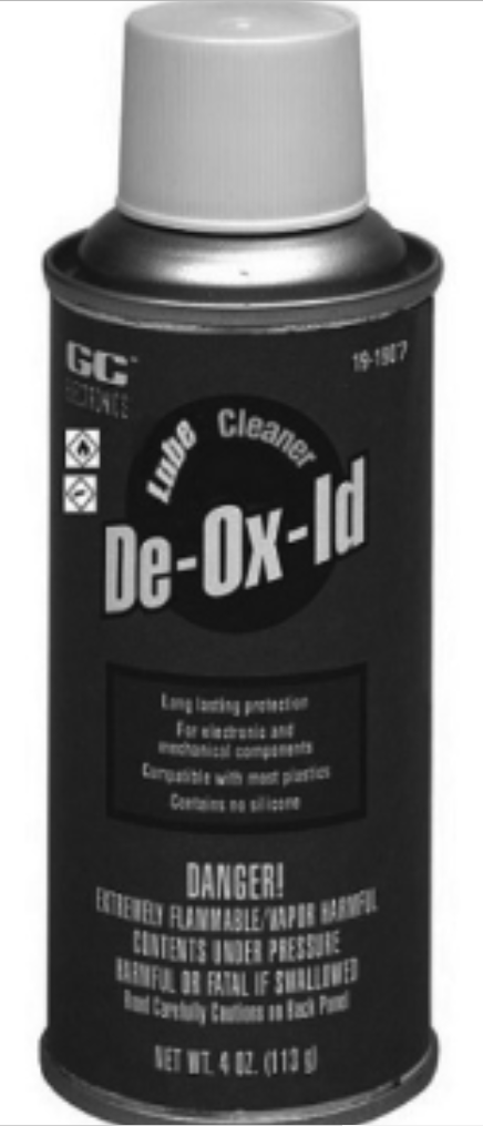 GC Electronics 19-1907, DE-OX-ID contact cleaner, 4 oz. aerosol can