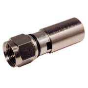 Holland SLCU-6Q, SuperLok Compression Connector, for RG-6 quad shield cable