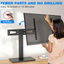 UT6001 Universal Swivel Table Top TV Stand for 32-75 Inch TVs