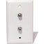 Pico Macom TruSpec ATX WP-81DWH DUAL WALL PLATE W/SPLICE, WHITE