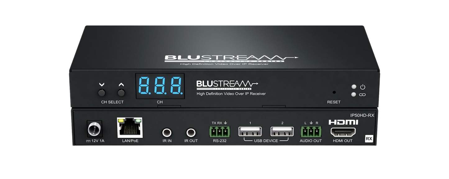 IP50HD-RX Contractor Series HD Video Receiver Over 100mbps Network
