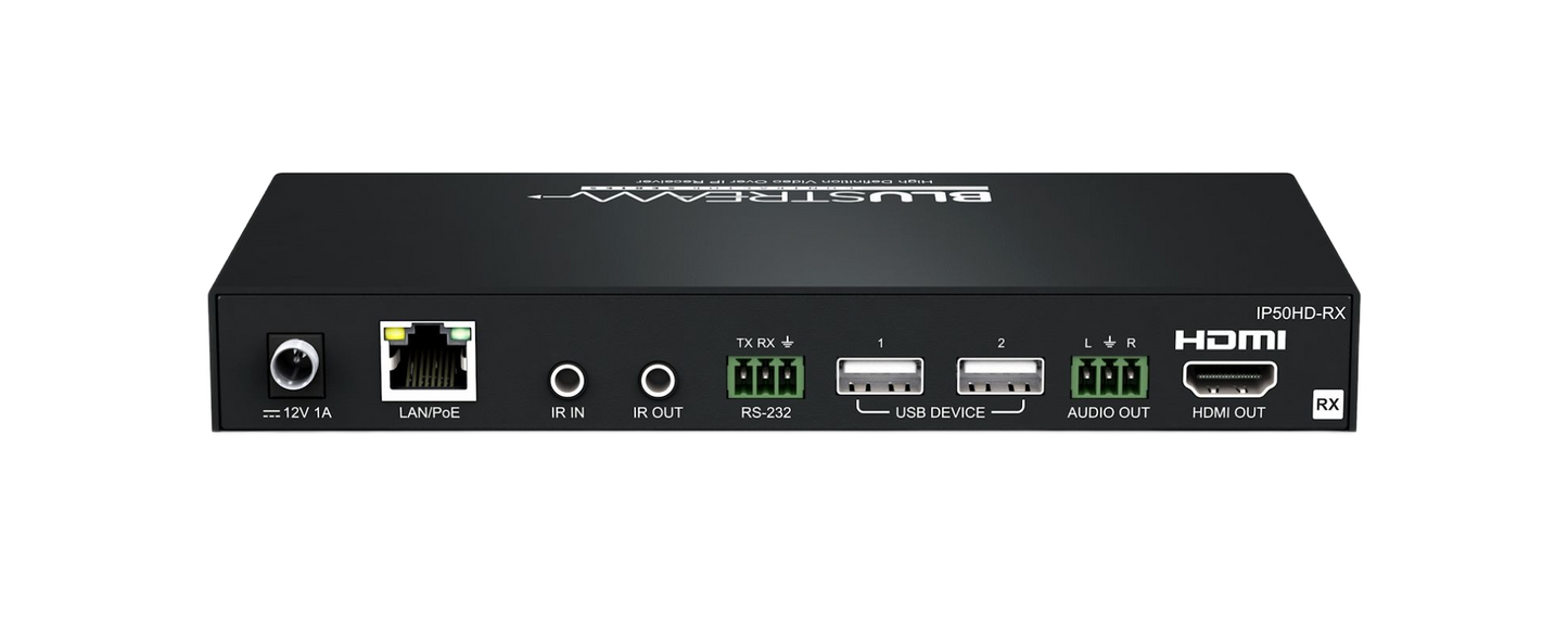 IP50HD-RX Contractor Series HD Video Receiver Over 100mbps Network
