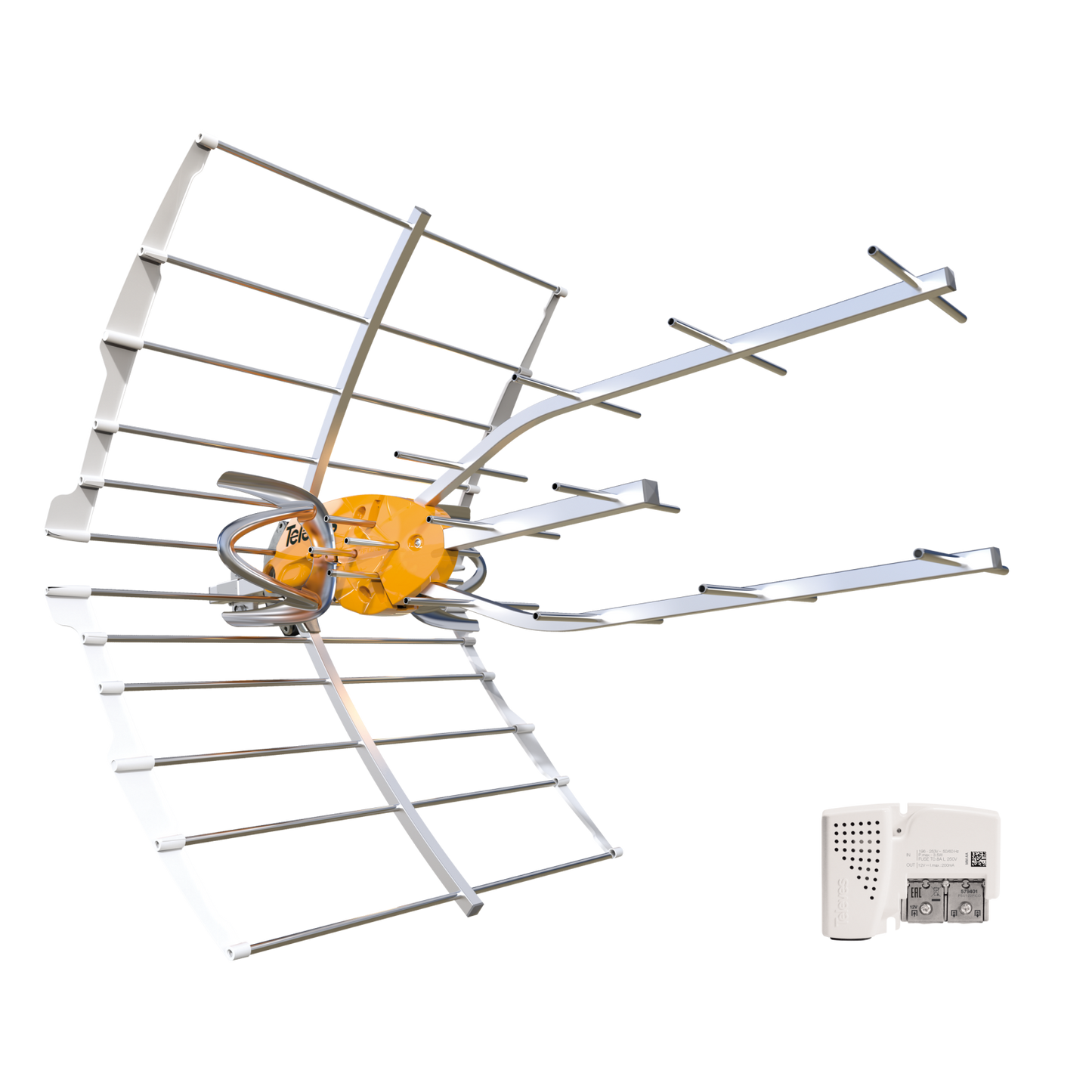 Televes DATBOSS LR Long-Range Amplified UHF TV Antenna with LTE Filter  (149783)