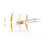 Televes 149321, V Zenit Mix HDTV Antenna, Hi-VHF/UHF, 42 Inch Boom Length with LTE Filtering