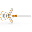 Televes 149321, V Zenit Mix HDTV Antenna, Hi-VHF/UHF, 42 Inch Boom Length with LTE Filtering