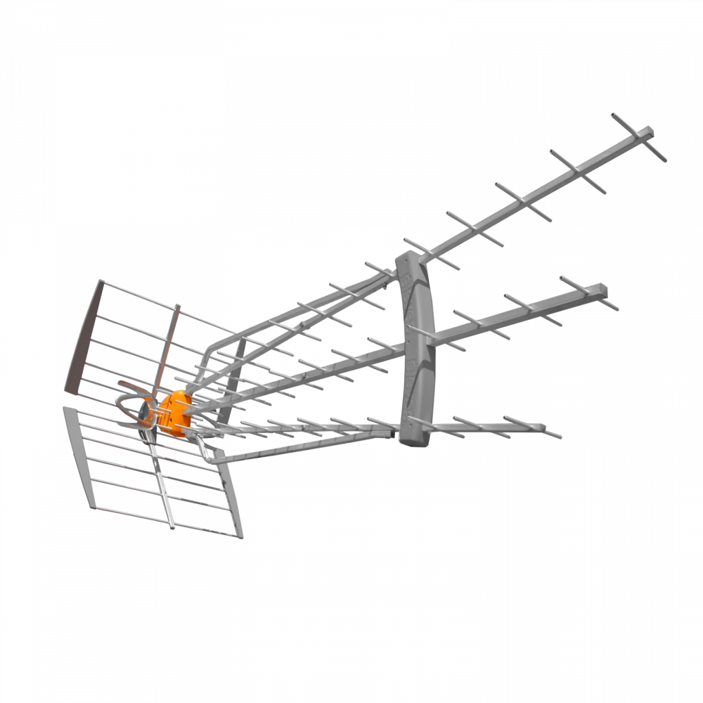 Televes 149784, DAT BOSS LR UHF Antenna W/Pre-Amplifier, Long Range/Fringe (149783)