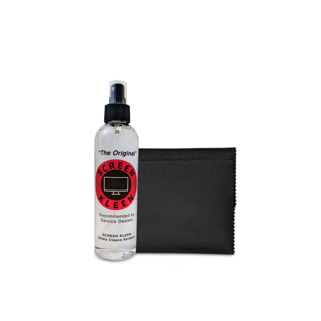 Screen Kleen SK-004C Custom Label 4 OZ Screen Kleen with 12" x 12" Double Density Microfiber Cloth
