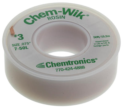Chemtronics 7-50L Chem-Wik Rosin 0.075"/1.9mm-green