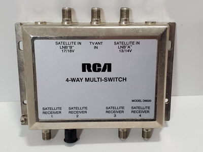 TCE / RCA D6520 UNIVERSAL DUAL LNB/DISTRIBUTION MULTI-SWITCH