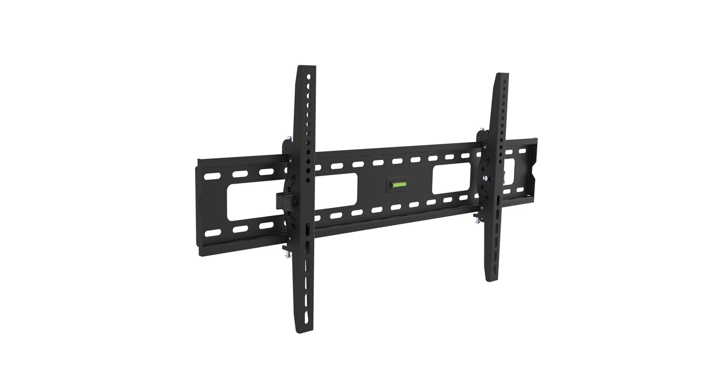 DCT3780V-RAC DirectConnect™ Flat LCD/PDP Tilting Wall Mount 10° For 37"-80" Black 800X400 VESA Level Included 132 lbs MAX 2.48" Profile MAX NU With Vertical Rail Adjustment Correction