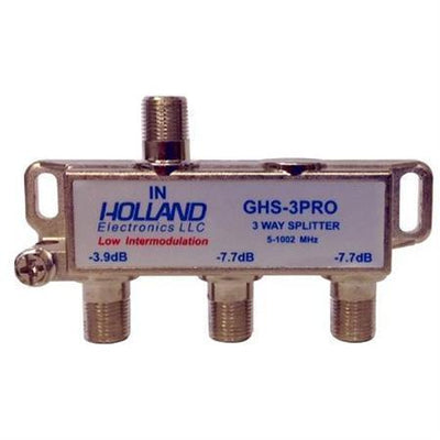 Holland GHS-3PRO, 3-way solder back splitter, 1GHz